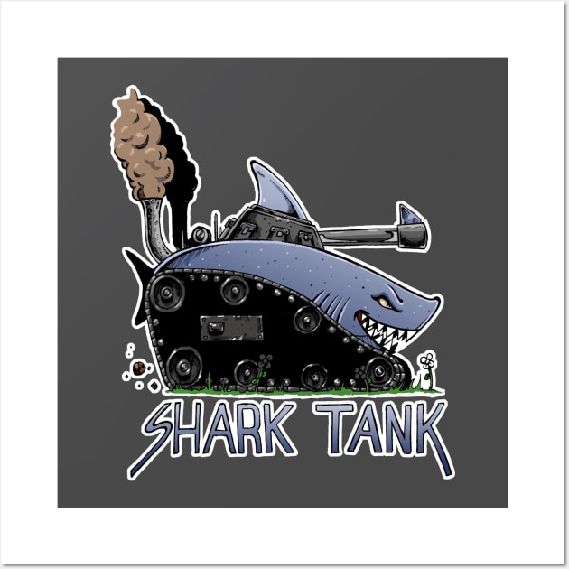 Shark Tank Wall Art by IggyMonster